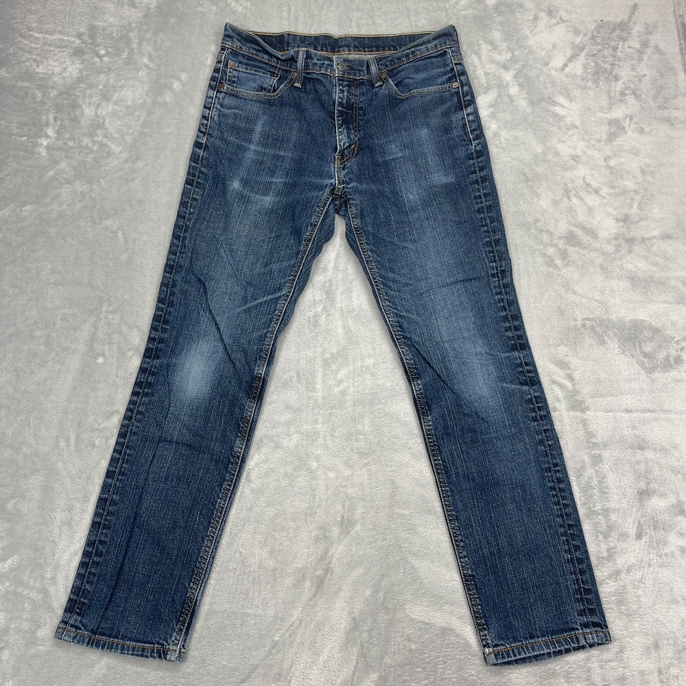 Levi's Jeans Men 33x32 (33x30) Blue Denim 541 Red Tab Stretch Athletic Taper Fit